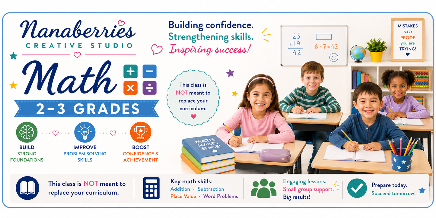 MATH 2&3 GRADE -MON 9AM
