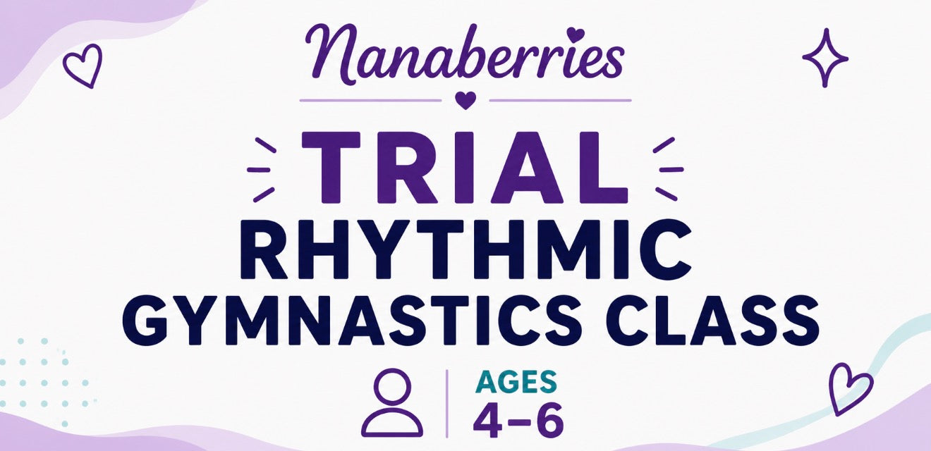 FREE Trial Rhythmic Gymnastics 4-6yrs WED 5:30-6:15PM