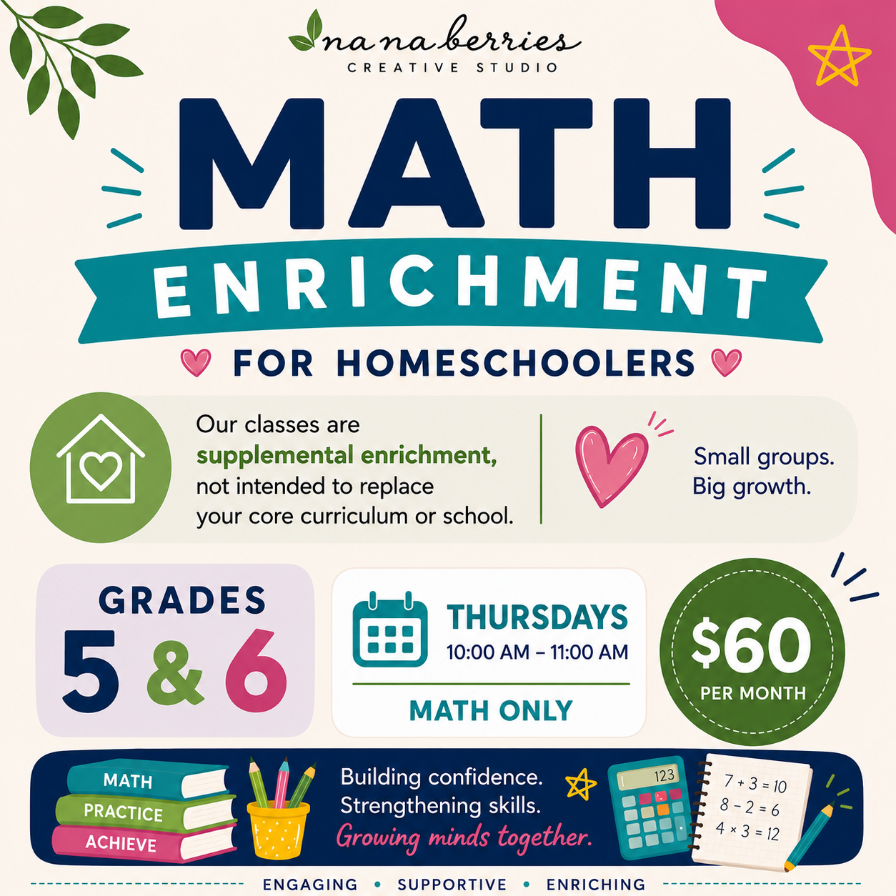 MATH ENRICHMENT 5&6 grade