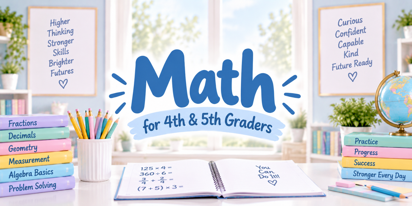MATH 4&5 GRADE - TUE 9-9:45AM
