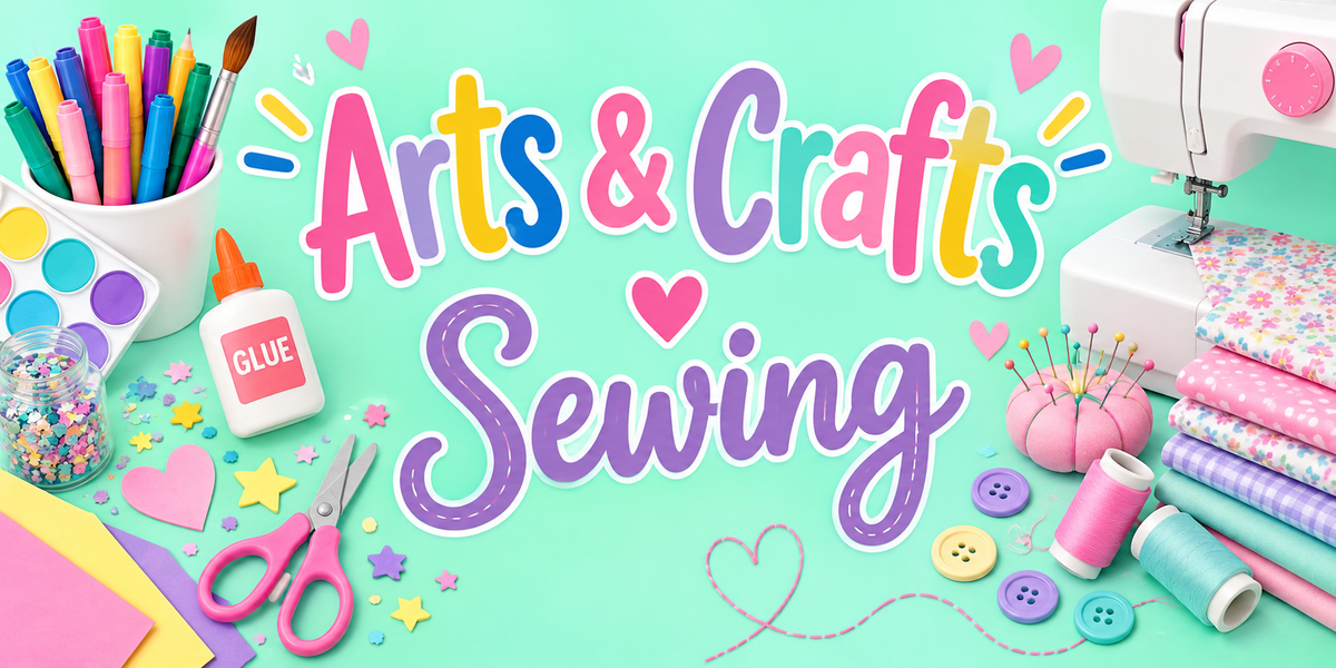 Arts & Crafts /Sewing 1 (Ages 6-12) MON -10-10:45AM TRACY