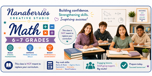 MATH & READING - 6&7 GRADES- WED