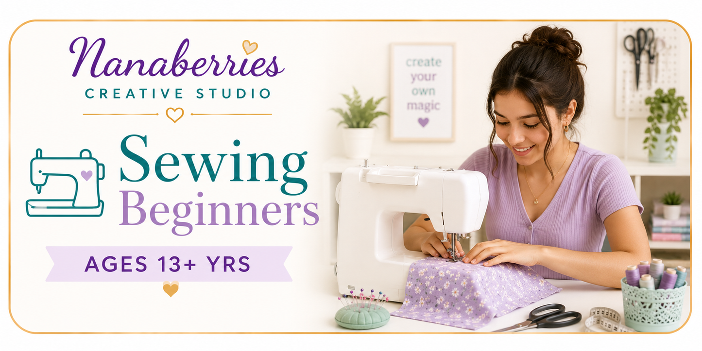 Sewing 1 (Ages 13-17) TUE 4PM– TRACY