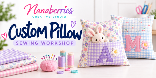 Custom Pillow Sewing Workshop