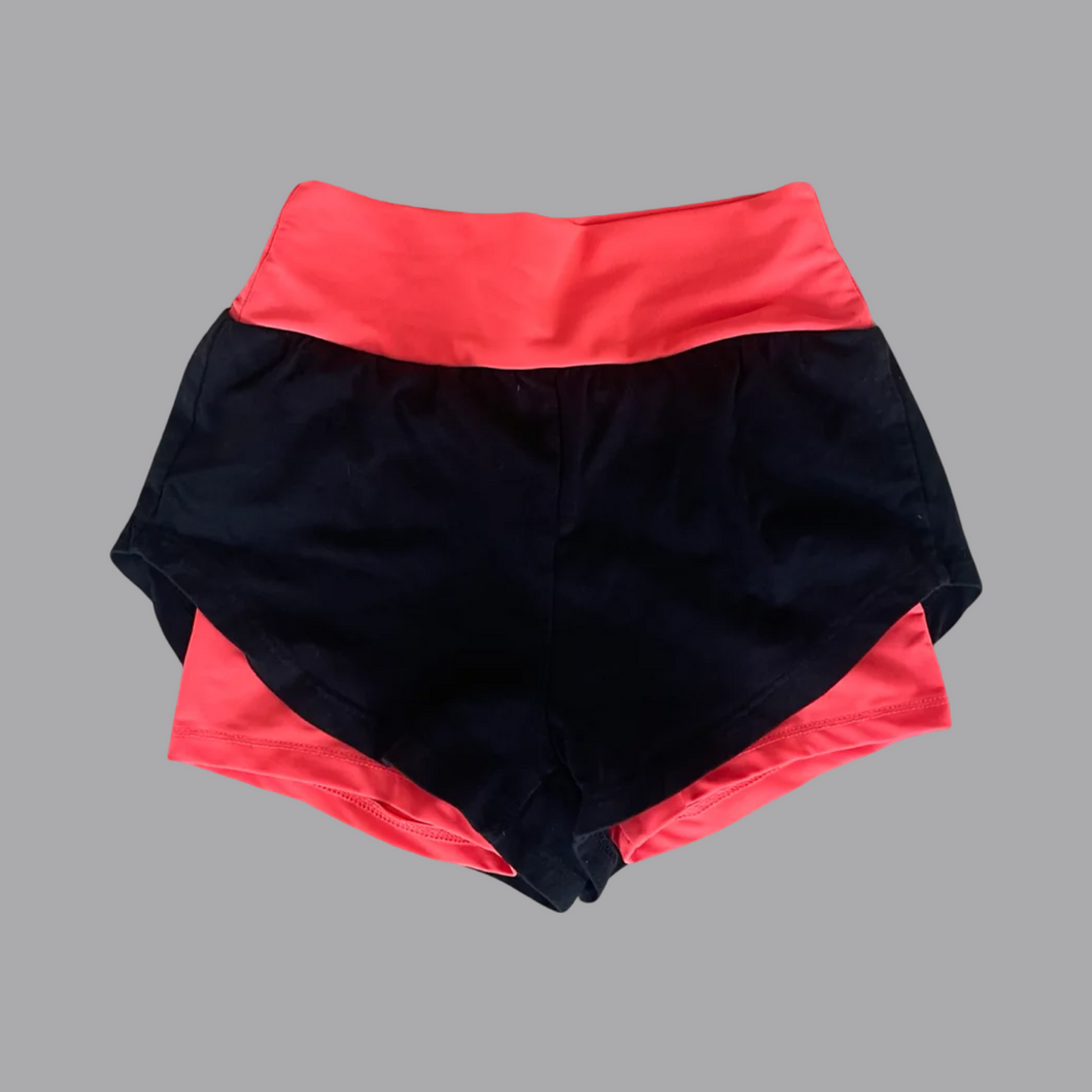 Double Shorts Neon Orange