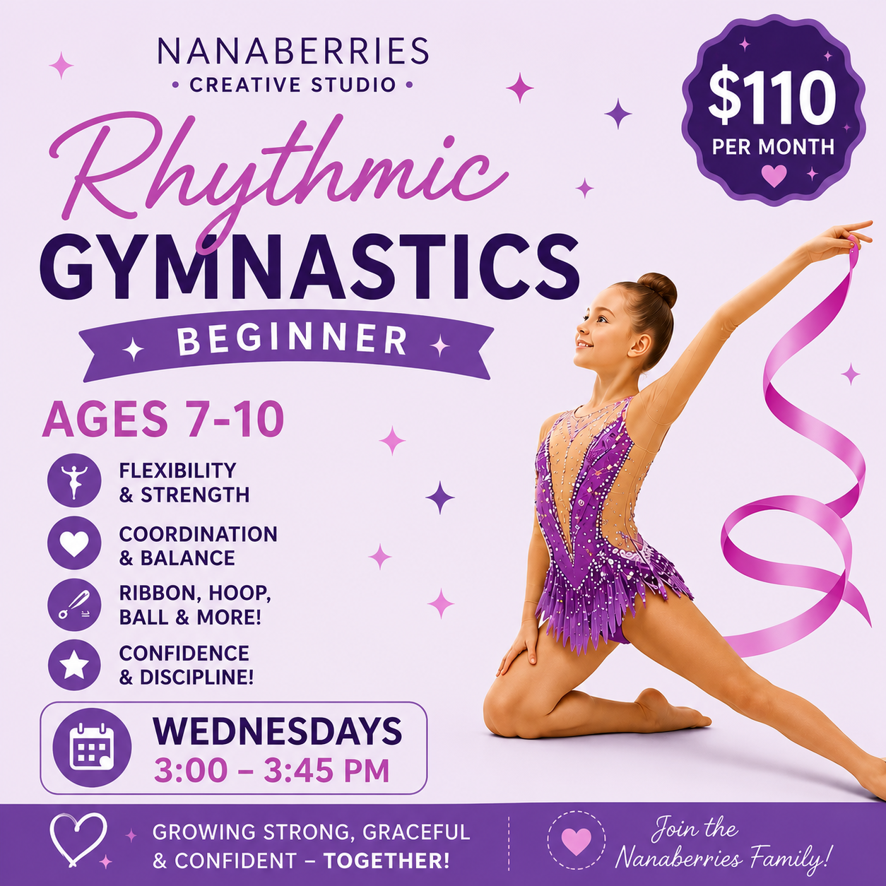 Rhythmic Gymnastics 7-10 yr olds