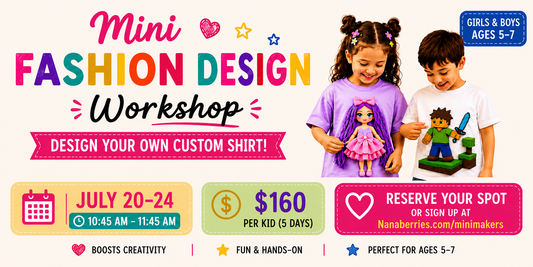 Mini Makers Workshop – July 20–24 -TRACY