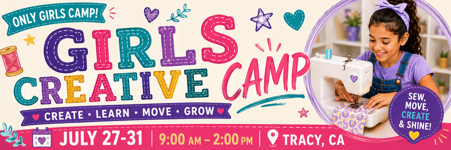 Girls Creative Camp - Ages 6-12, July 27-31 TRACY