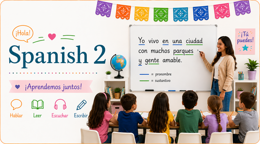 SPANISH 2 (Ages 6-12) - THU 6PM – SAN JOSE (Needs Approval)