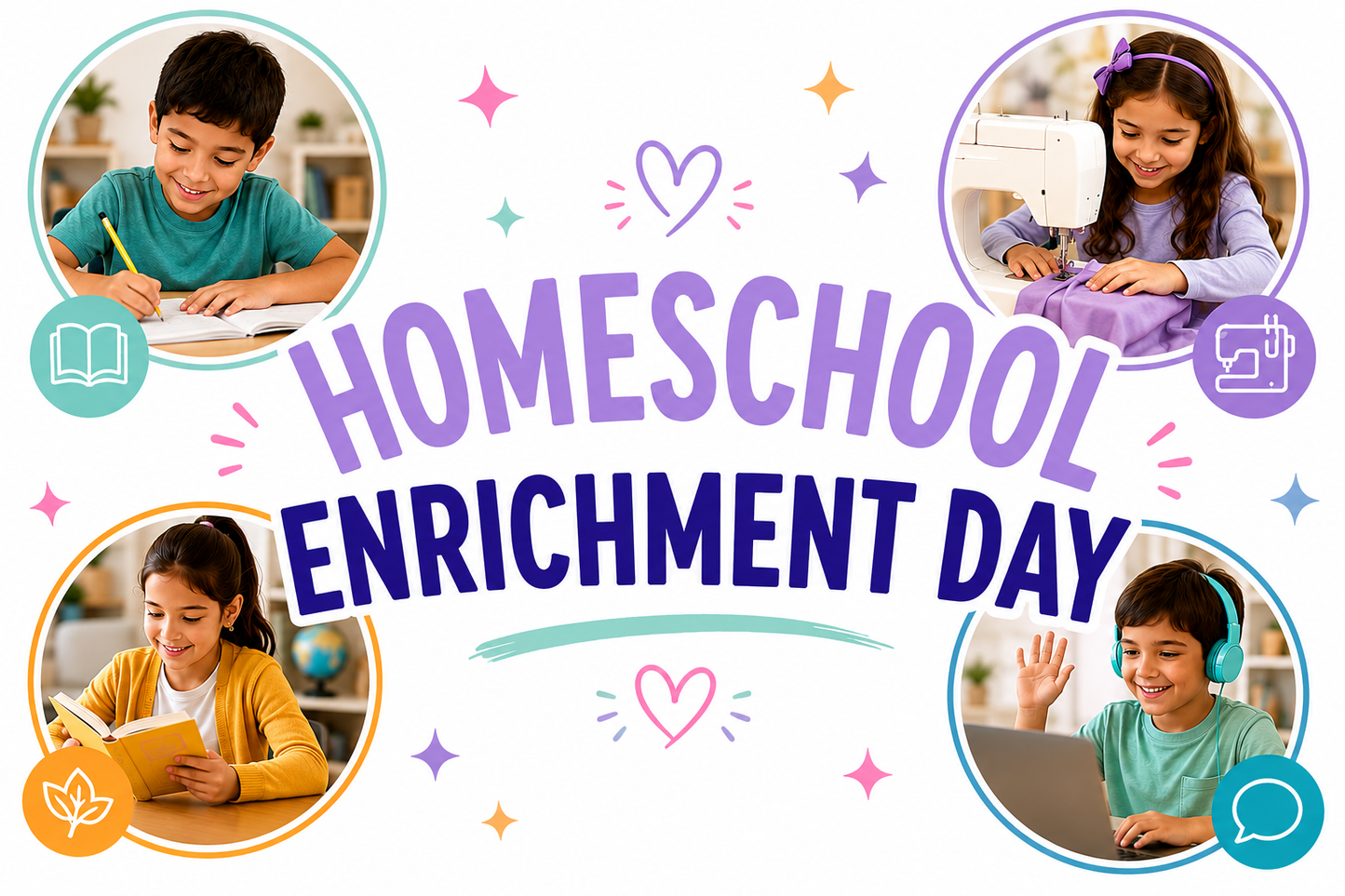 HOMESCHOOL ENRICHMENT DAY 1ST GRADE -THU 9AM-12:45PM