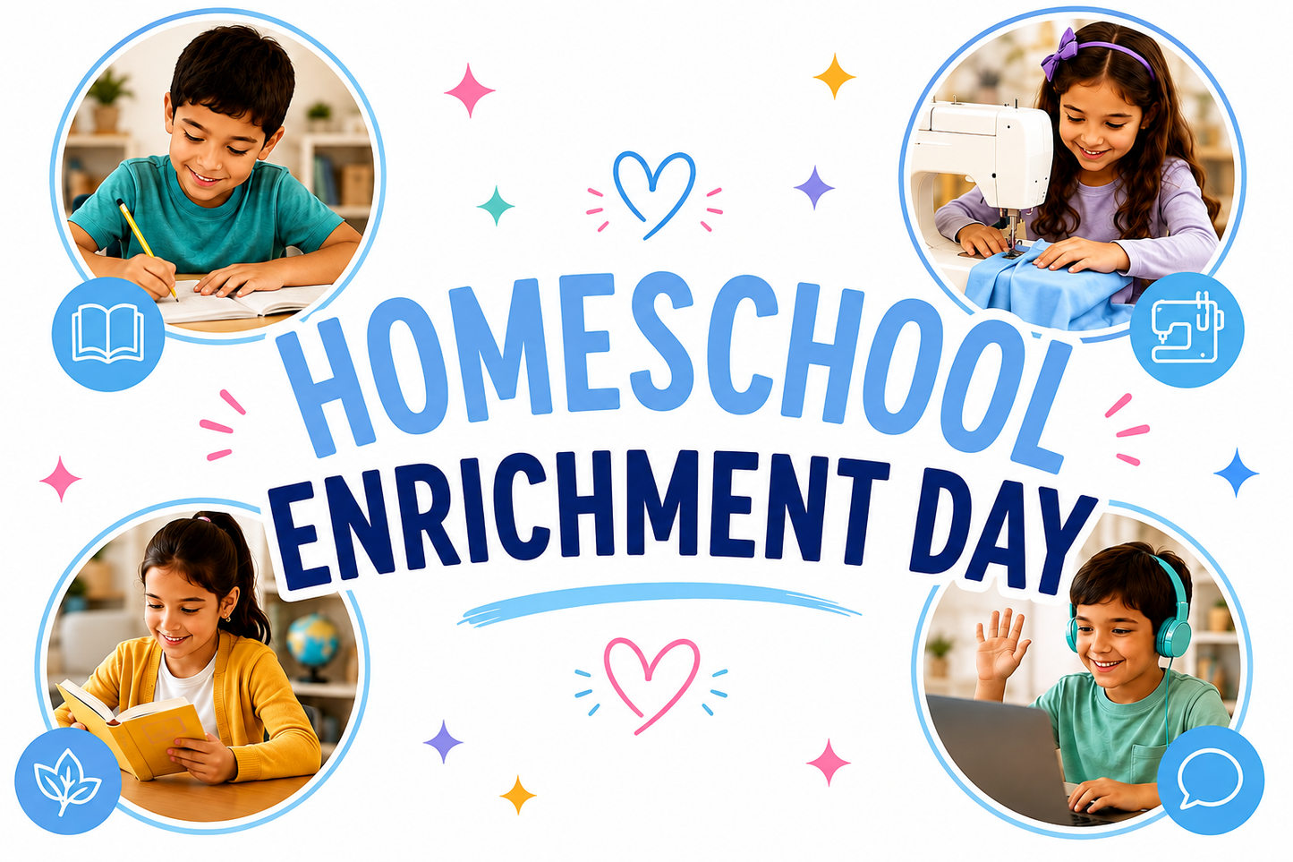HOMESCHOOL ENRICHMENT DAY 4&5 GRADE -TUE 9AM-12:45PM