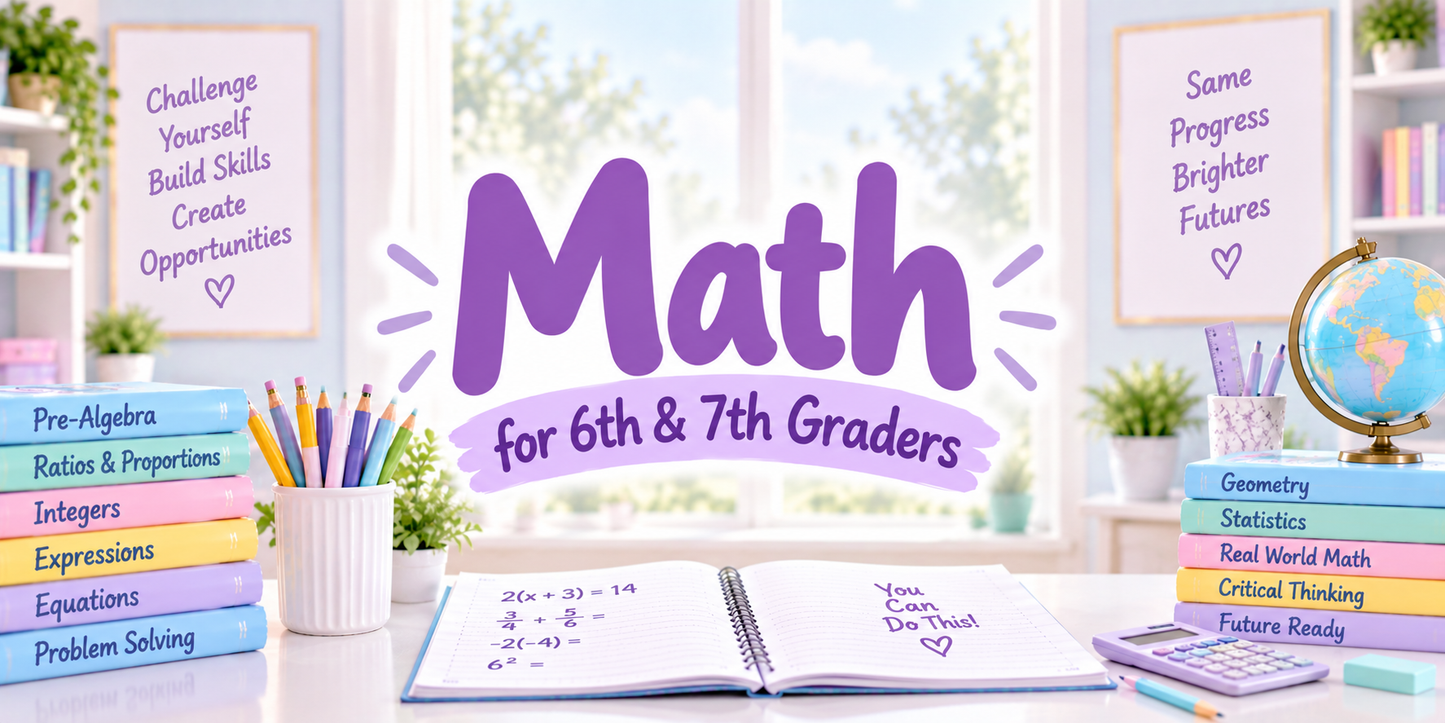 MATH 6&7 GRADES- WED 9-9:45AM