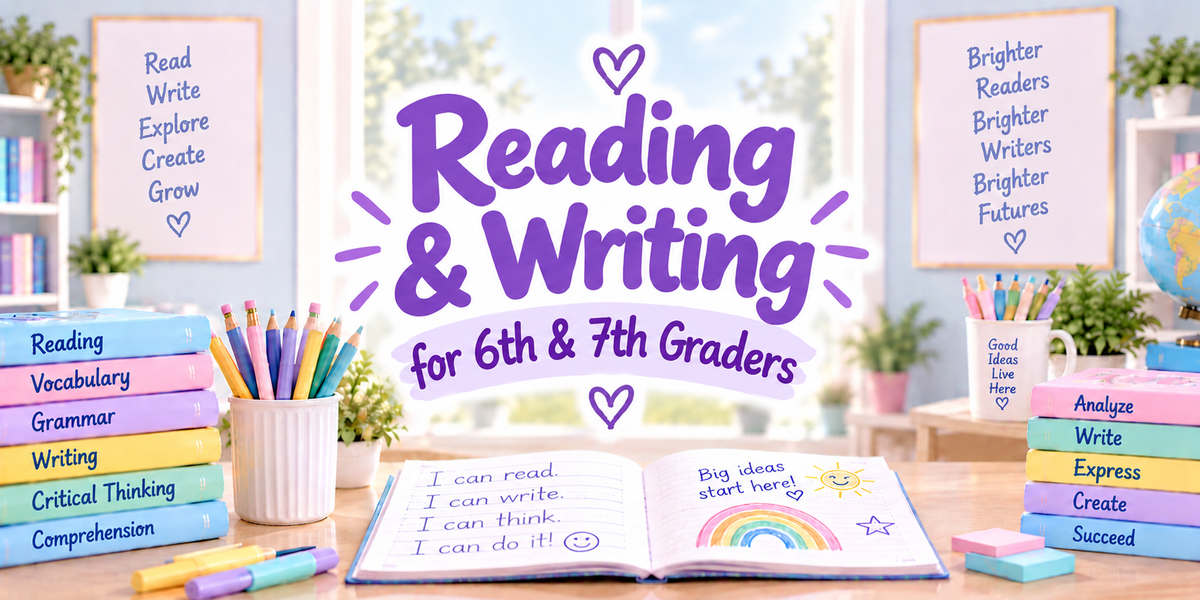Reading/Writing 6th & 7th GRADE -WED 10:45-11:30AM